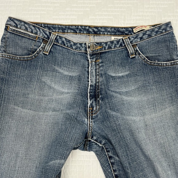 VTG Levi's 509 Straight Fit Stretch Jeans Men's 32 Blue 50950-1317 Y2K Vintage - Picture 2 of 10